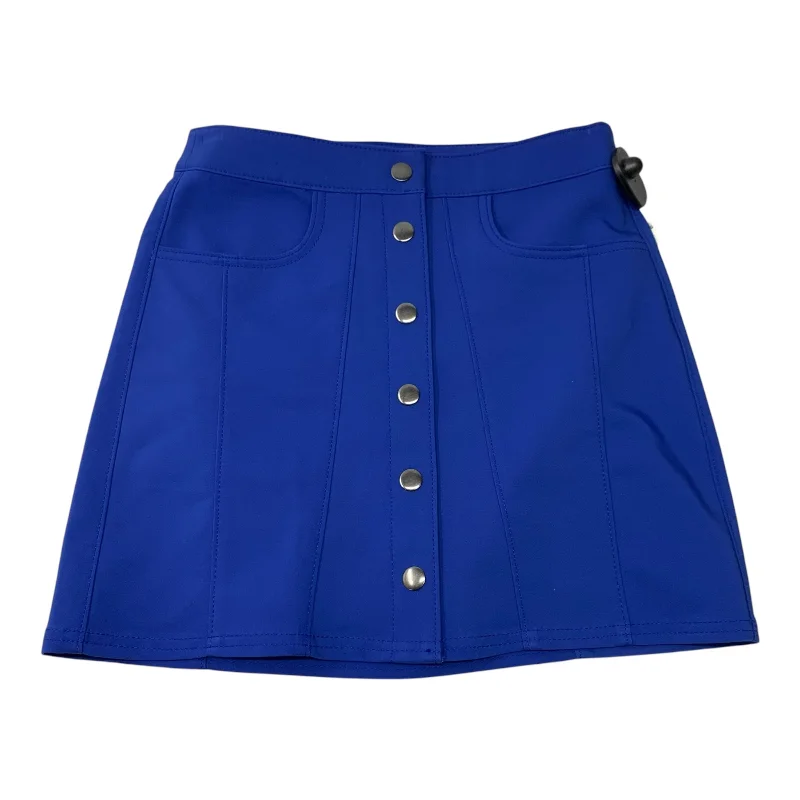 Skirt Mini & Short By Express In Blue, Size: Xs