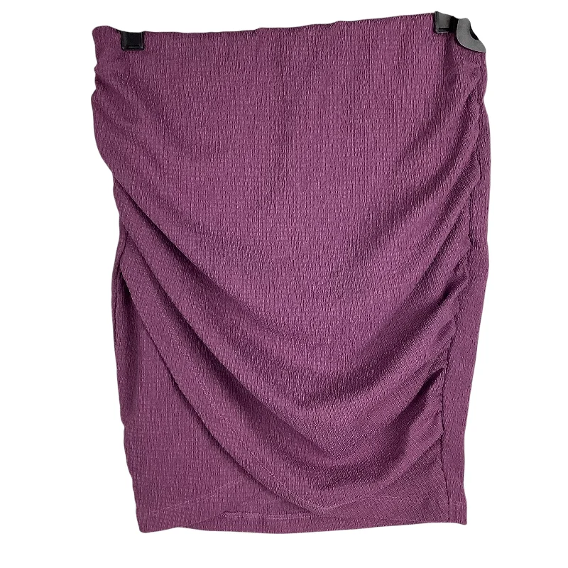 Skirt Midi By Free People In Purple, Size: Xs