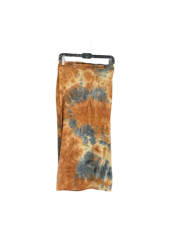 Skirt Midi By Sundry In Tie Dye Print, Size: S