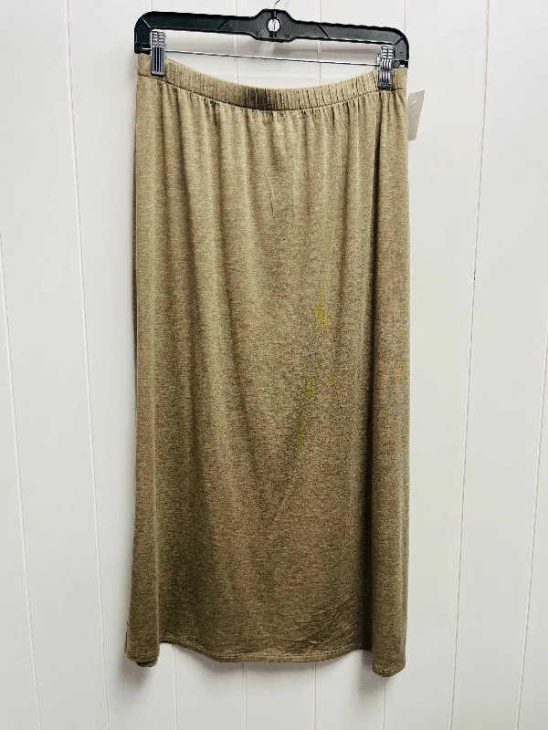 Skirt Maxi By Eileen Fisher In Green, Size: Xs