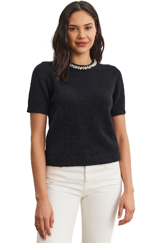 Velvet Layton Alpaca Embellished Sweater