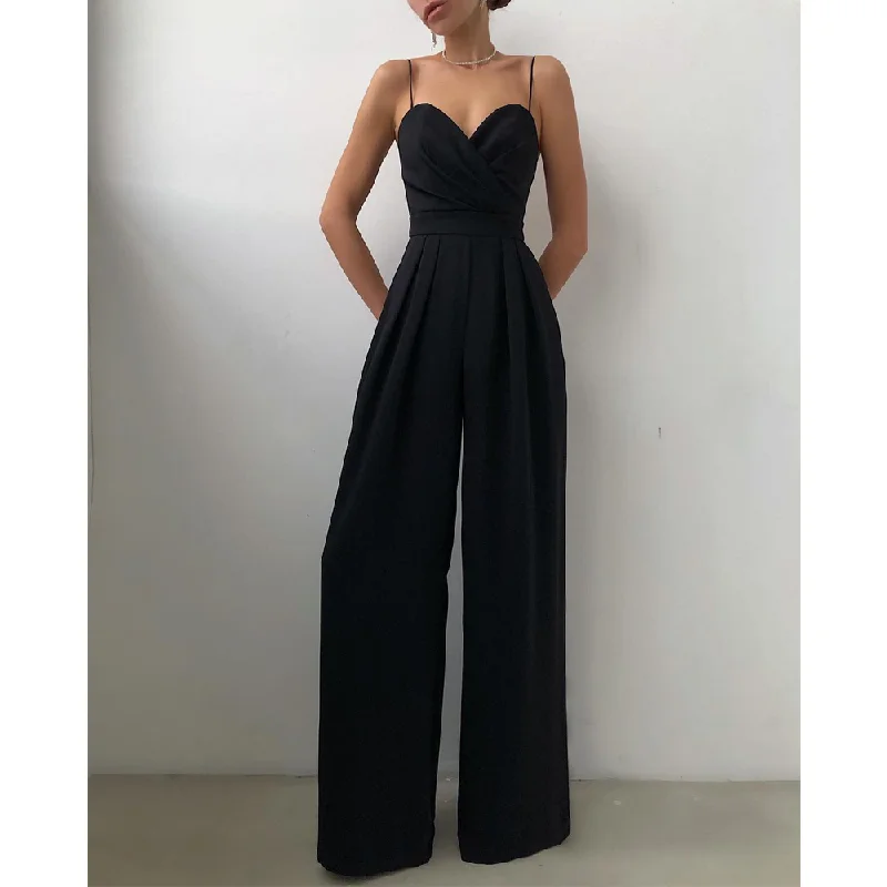 Sexy Slim Waist Loose Jumpsuits