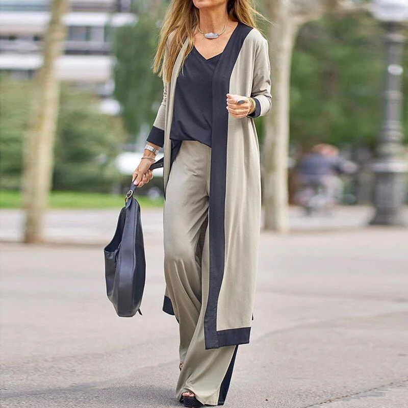 Casual Fashion Loose Women Fall 3pcs Outfits