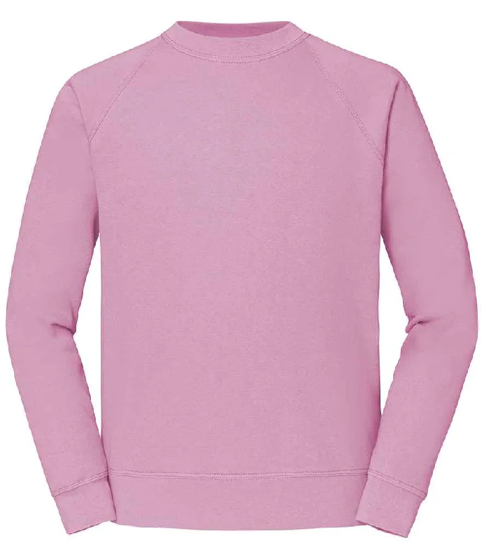 Fruit of the Loom Classic Raglan Sweatshirt | Light Pink