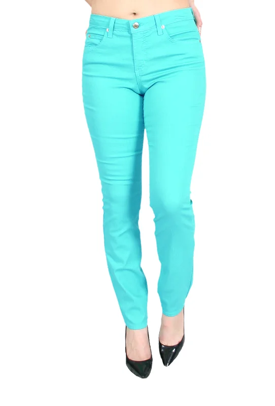 TrueSlim™ Mint Blue Jeans