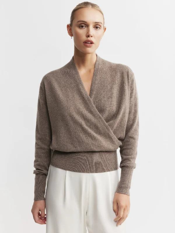 Cashmere Ballet Sweater - Walnut