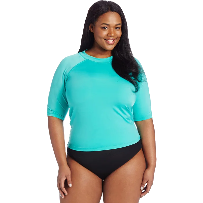 Kanu Surf Women's Plus Size Breeze Rashguard Top