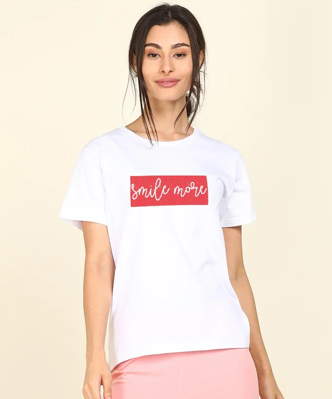 Young Trendz Womens  Regular Fit Printed Tshirt