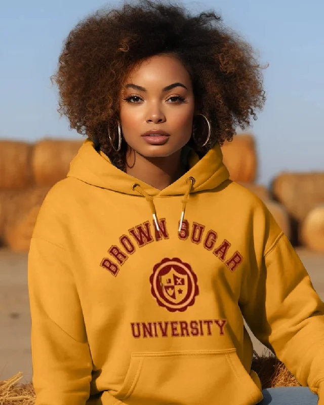 Brown Suger University Women's Long Sleeve Hoodie