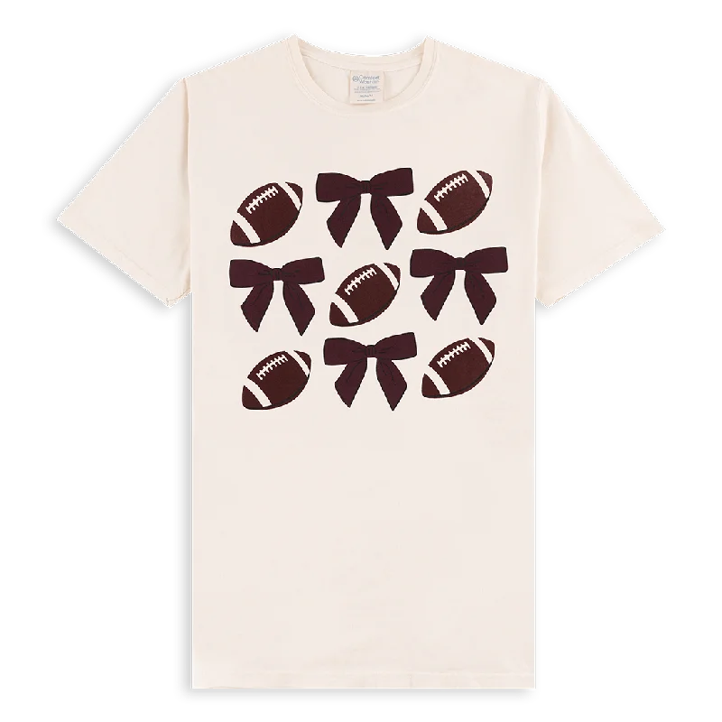 Footballs and Bows T-Shirt