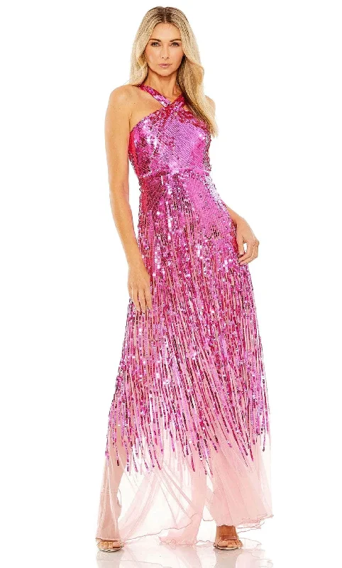 Mac Duggal 93961 - Cross Front Sequin Evening Gown