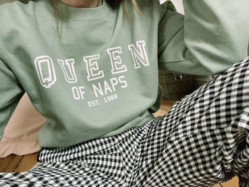 Queen of Naps - Personalised Year - Unisex Fit Sweater