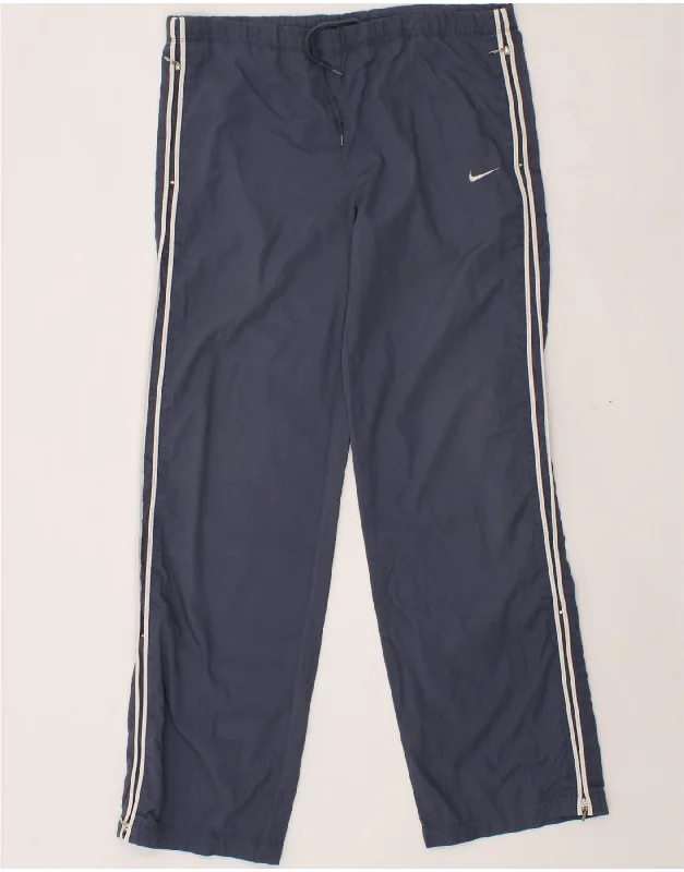 NIKE Womens Tracksuit Trousers UK 4/6 XS  Navy Blue