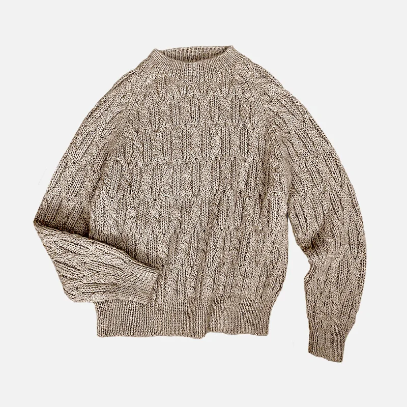 Womens Alpaca Tami Sweater - Pebble