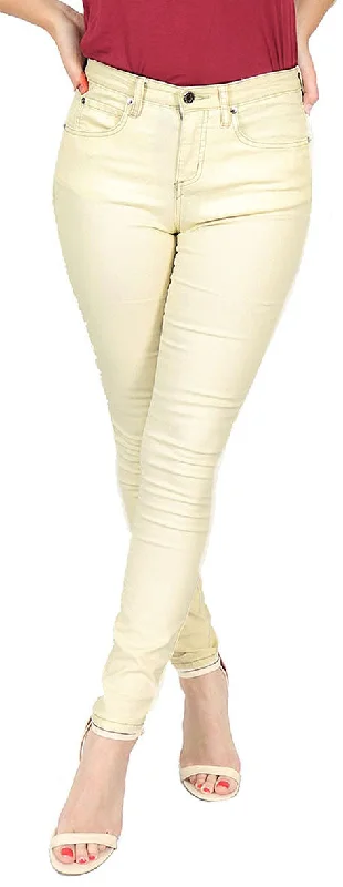 TrueSlim™ Sand Satin Twill Skinny Jeggings