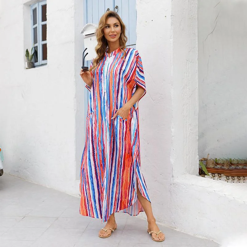 Women Summer Beach Loose Holiday Dresses