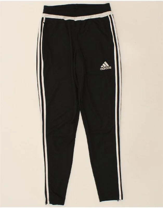 ADIDAS Womens Climacool Tracksuit Trousers UK 10 Small  Black Polyester