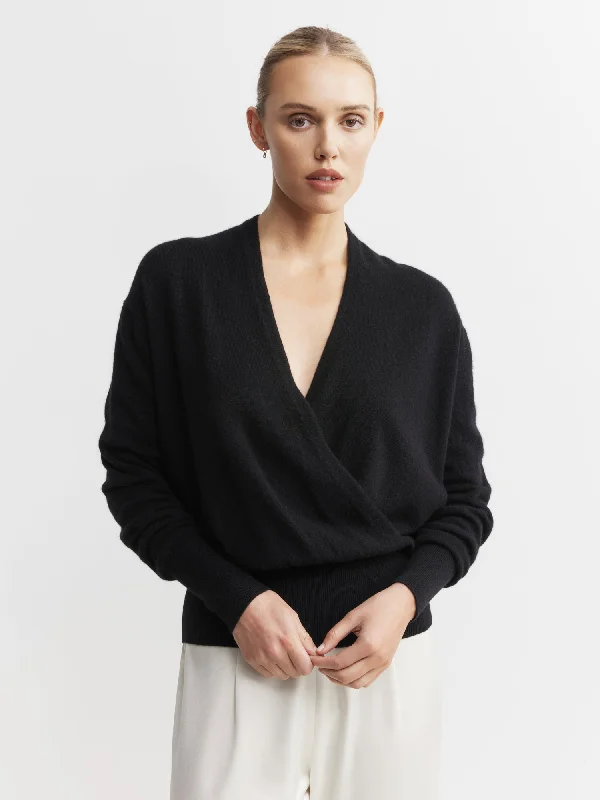 Cashmere Ballet Sweater - Black