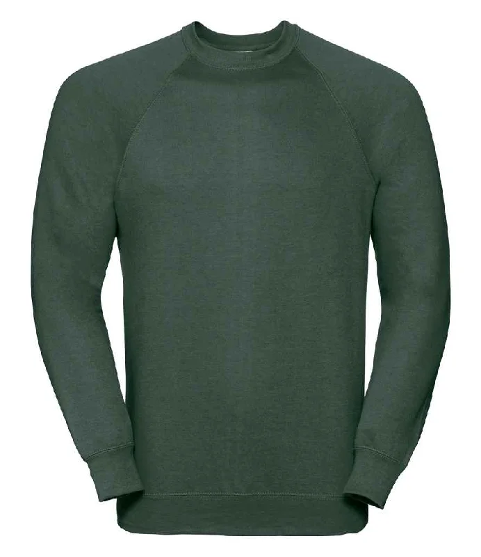 Russell Raglan Sweatshirt | Bottle Green