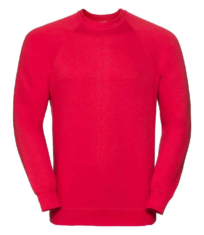 Russell Raglan Sweatshirt | Classic Red