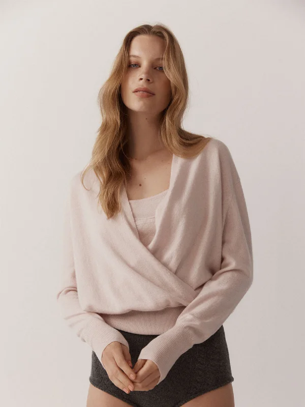 Cashmere Ballet Sweater - Pale Pink