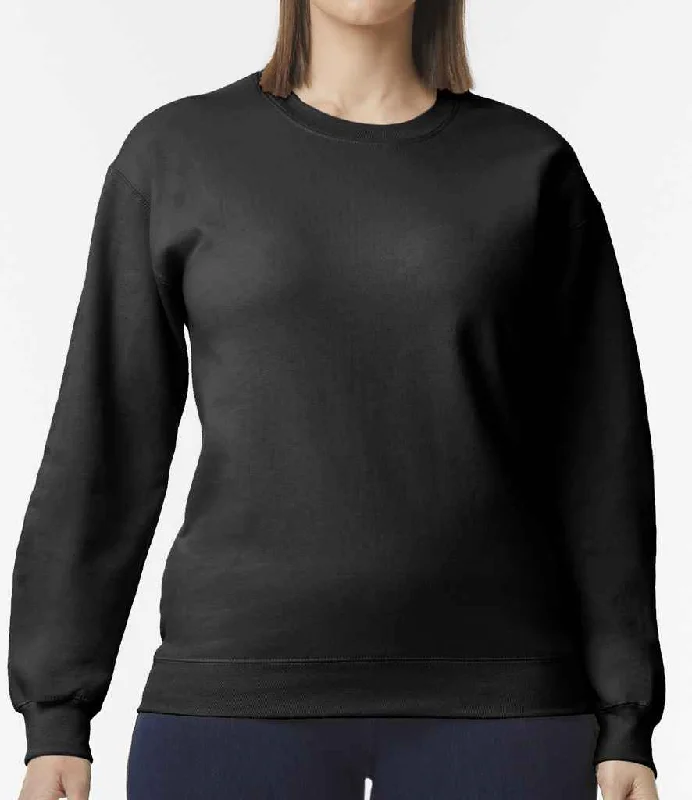 Gildan SoftStyle® Midweight Crew Neck Sweatshirt | Black