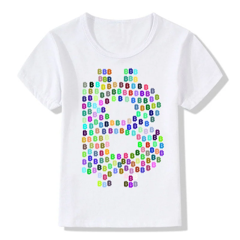 Children's Bitcoin T-Shirts | Boys & Girls Printed Bitcoin T-shirt