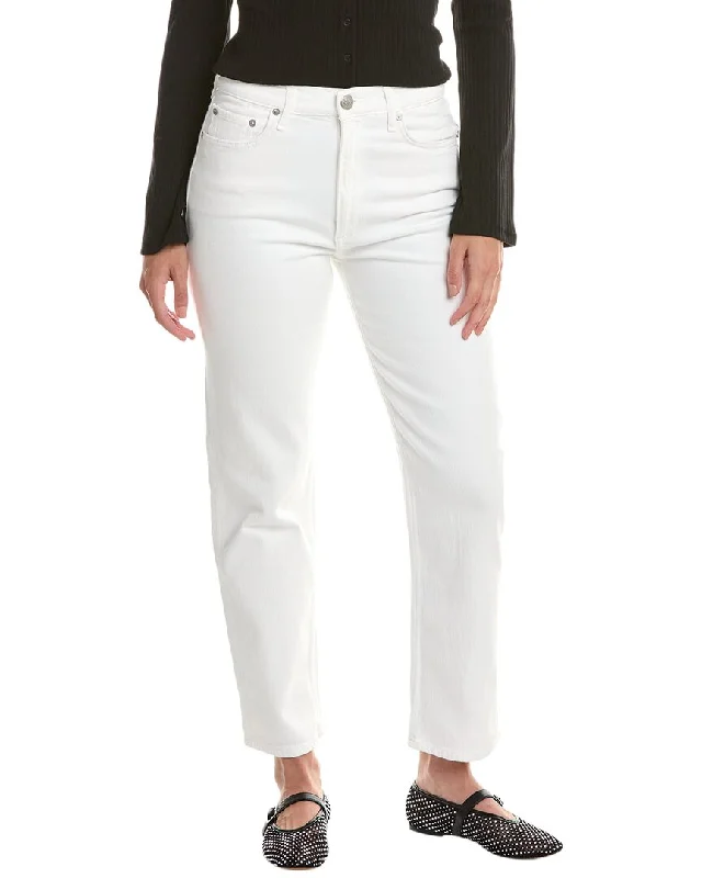 rag & bone Harlow Optic White Straight Jean