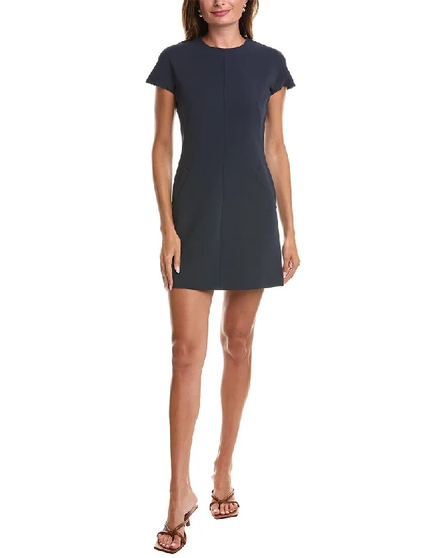 Theory Admiral Crepe Dolman Mini Dress