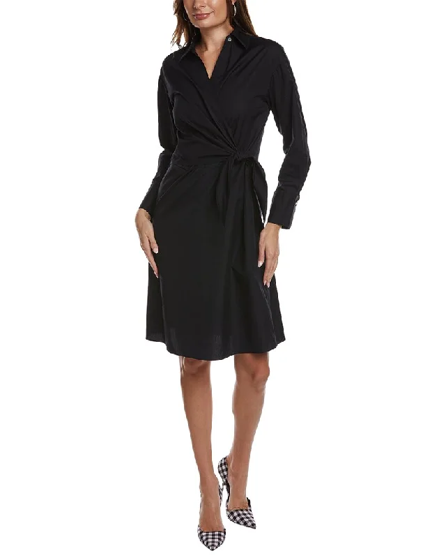 Vince Wrap Bodice Shirtdress