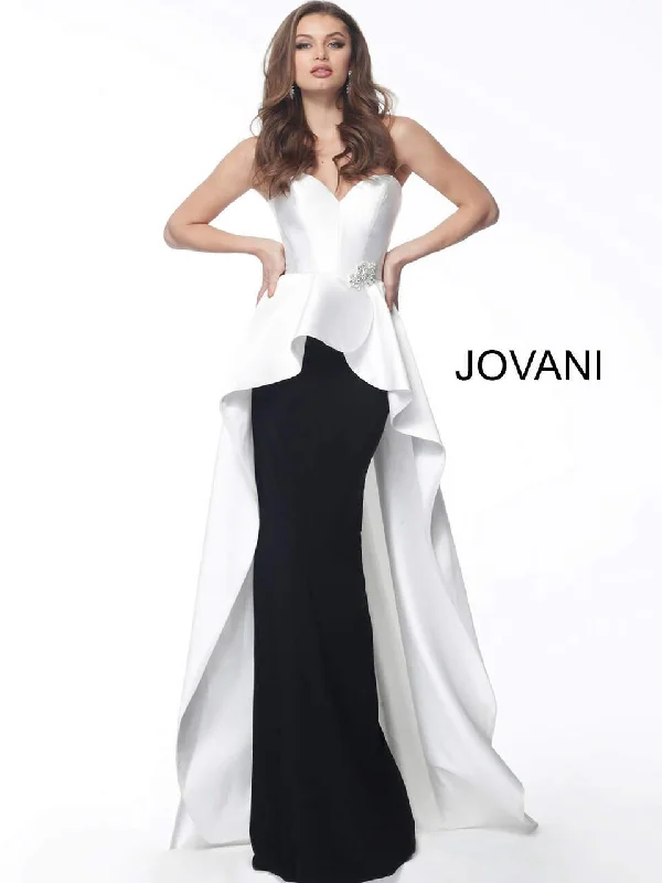 Jovani 67123 Prom Long Strapless Formal Dress