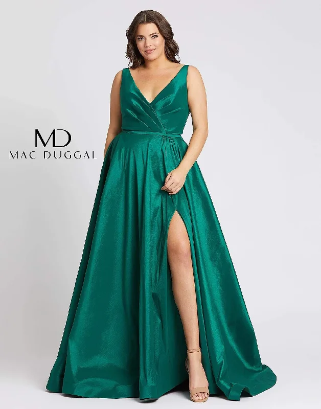 Mac Duggal 67227 Fabulouss Long Plus Size Prom Dress