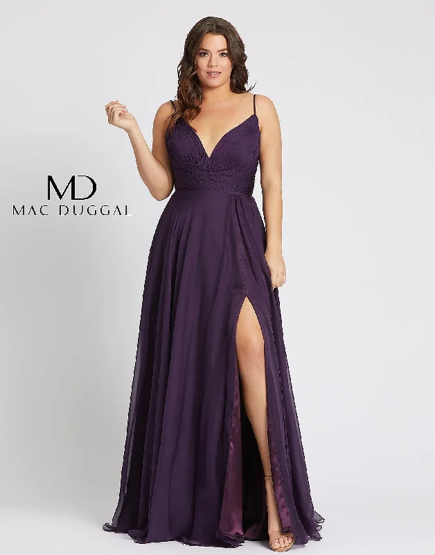 Mac Duggal 67214 Fabulouss Plus Size Long Prom Dress